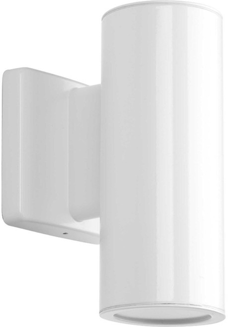 Progress P563001-030-30K 3IN Cylinders Modern White LED Outdoor Wall Sconce