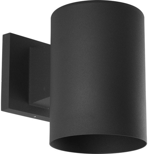 Progress Lighting P5674-31/30K Cylinder Black LED 8" Outdoor Wall Sconce Light