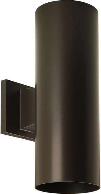 Progress Lighting P5675-20/30K Cylinder Antique Bronze LED 9" Exterior Wall Lamp