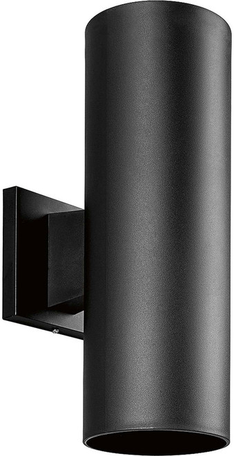 Progress P5713-31 Cylinder Modern Black Outdoor Wall Light Sconce