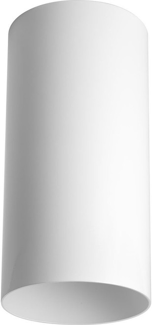 Progress Lighting P5741-30/30K Cylinder White LED 6" Outdoor Overhead Light Fixture