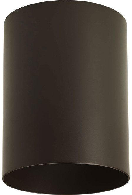 Progress Lighting P5774-20/30K Cylinder Antique Bronze LED 5" Outdoor Ceiling Lighting Fixture