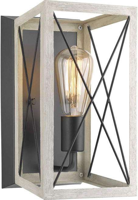 Progress P710012-143 Briarwood Retro Graphite Wall Lighting Sconce
