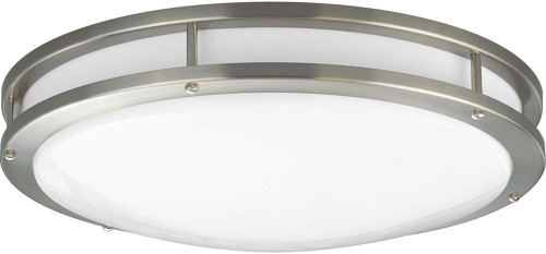 Progress P7250-0930K9 LED Linear Brushed Nickel LED Flush Mount Light Fixture