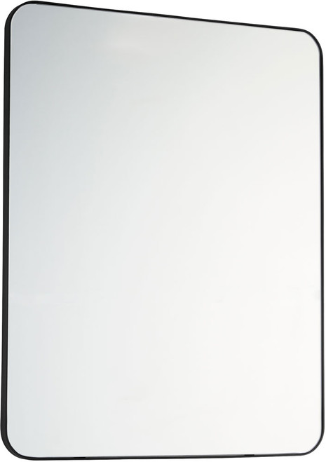 Quorum 12-2436-59 Stadium Mirrors Contemporary Matte Black Mirror