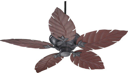 Quorum 135525-44 Monaco Toasted Sienna w/ Rosewood Blades Indoor / Outdoor 52" Home Ceiling Fan