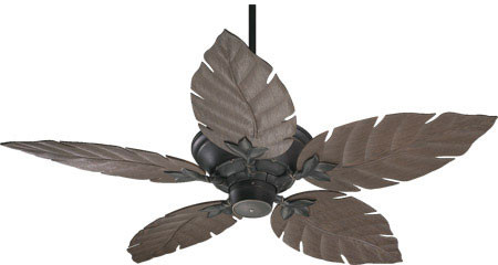 Quorum 135525-95 Monaco Old World w/ Walnut Blades Indoor / Outdoor 52" Home Ceiling Fan