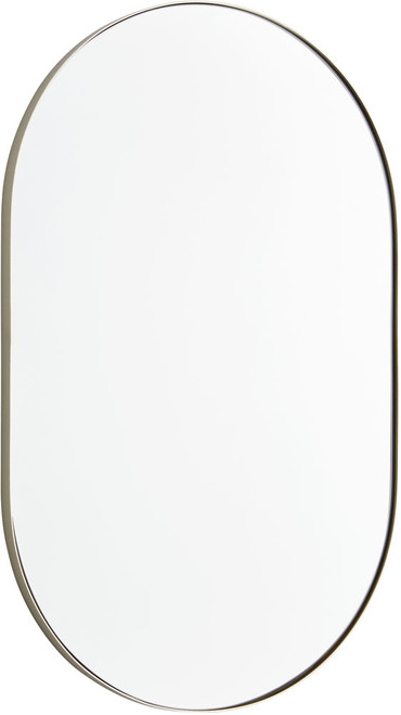Quorum 15-2032-61 Capsule Mirrors Contemporary Silver Finished Wall Mirror