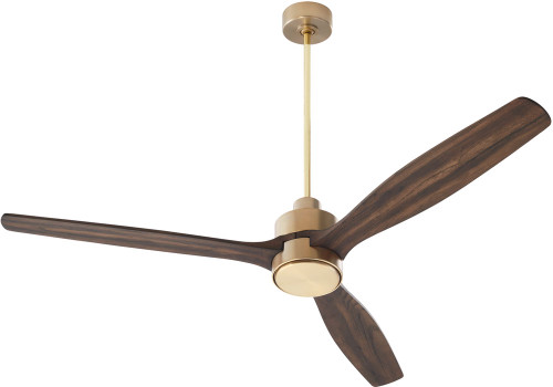 Quorum 21653-80 Reni Modern Aged Brass 65" Home Ceiling Fan
