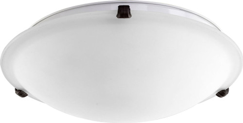 Quorum 3000-16186 Oiled Bronze 16" Ceiling Light
