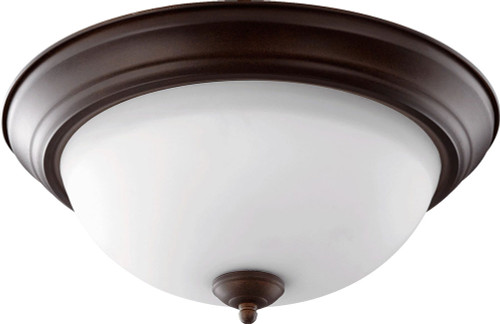 Quorum 3063-15-86 Oiled Bronze 15.5" Ceiling Light Fixture