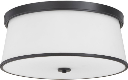 Quorum 3203-20-59 Weir Modern Matte Black 20" Ceiling Light