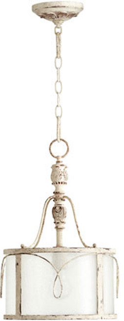 Quorum 3506-70 Salento Persian White Drum Drop Lighting Fixture
