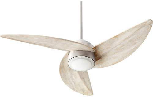Quorum 41523-65 Trinity Contemporary Satin Nickel LED 42" Home Ceiling Fan