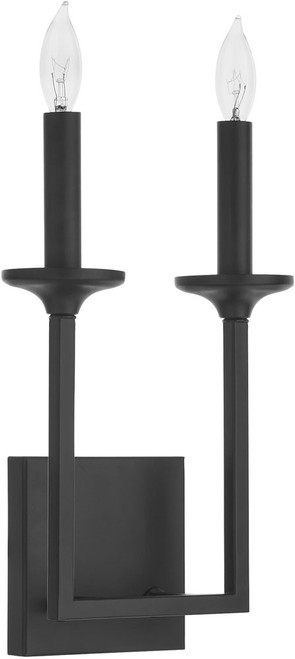 Quorum 5005-2-59 Eldorado Modern Matte Black Lighting Sconce