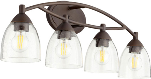 Quorum 5069-4-286 Barkley Oiled Bronze 4-Light Bath Lighting Sconce