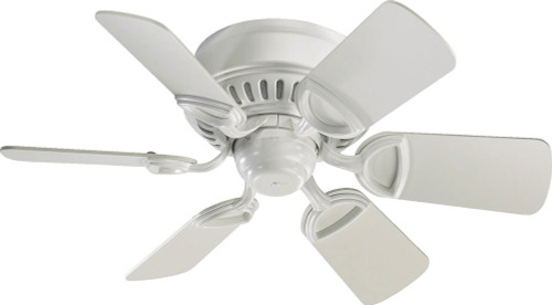 Quorum 51306-8 Medallion Studio White 30" Ceiling Fan