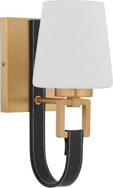 Quorum 535-1-80 Hidalgo Aged Brass Lighting Sconce