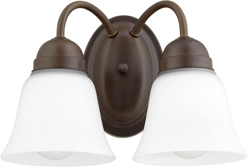Quorum 5404-2-86 Oiled Bronze 2-Light Bath Lighting
