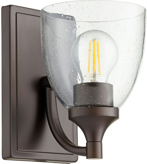 Quorum 5459-1-286 Enclave Oiled Bronze Wall Sconce Lighting