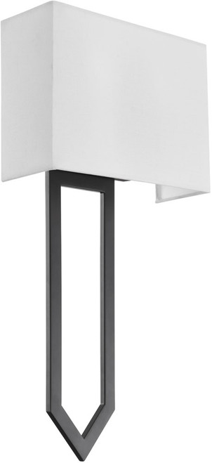 Quorum 5478-2-59 Bolivar Matte Black Wall Lamp