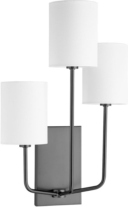 Quorum 557-3-59 Harmony Matte Black Wall Light Sconce