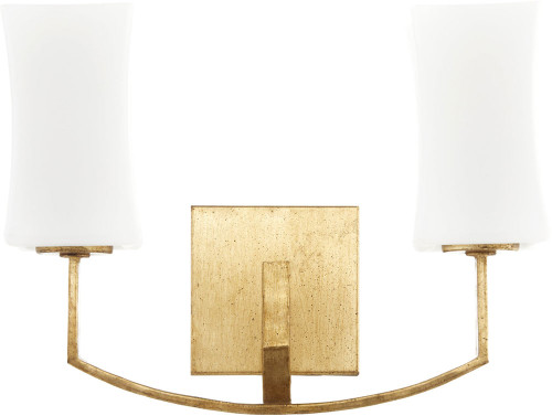 Quorum 581-2-74 Ayala Modern Gold Leaf Light Sconce
