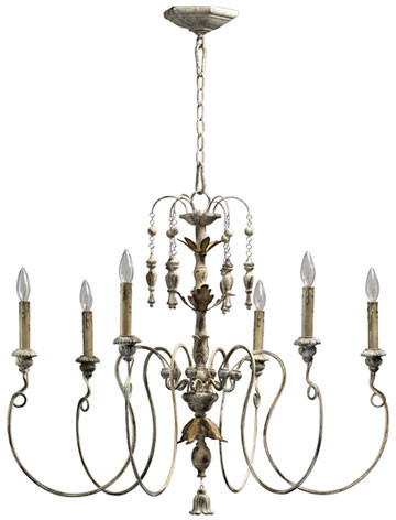 Quorum 6006-6-70 Salento Persian White Chandelier Light