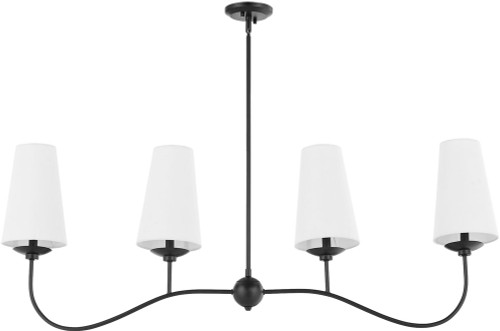 Quorum 616-4-59 Euphora Matte Black Island Light Fixture