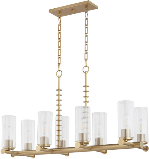 Quorum 651-8-80 Mercier Aged Brass Kitchen Island Lighting