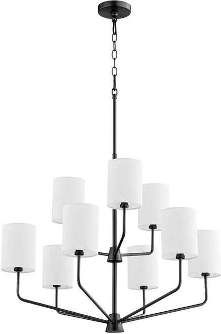 Quorum 657-9-59 Harmony Matte Black Chandelier Lighting