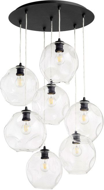 Quorum 67-69 Numen Contemporary Noir Multi Hanging Lamp