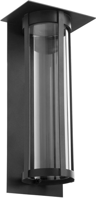 Quorum 710-18-69 Abram Contemporary Textured Black LED 18" Outdoor Wall Sconce Lighting