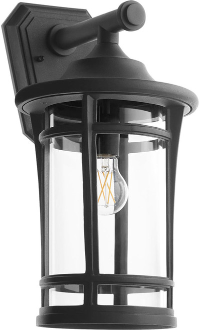 Quorum 718-18-69 Haley Textured Black Outdoor Wall Lighting Sconce