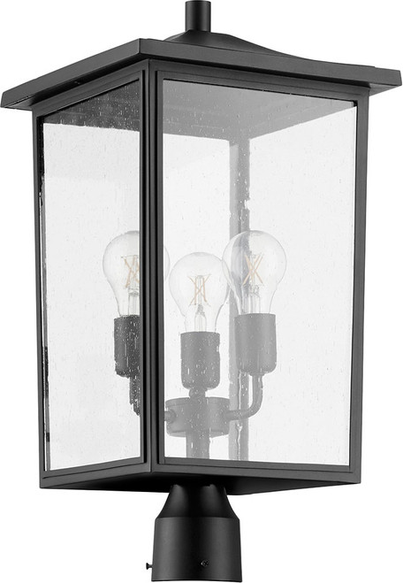 Quorum 724-11-69 Riverside Noir Outdoor Lamp Post Light