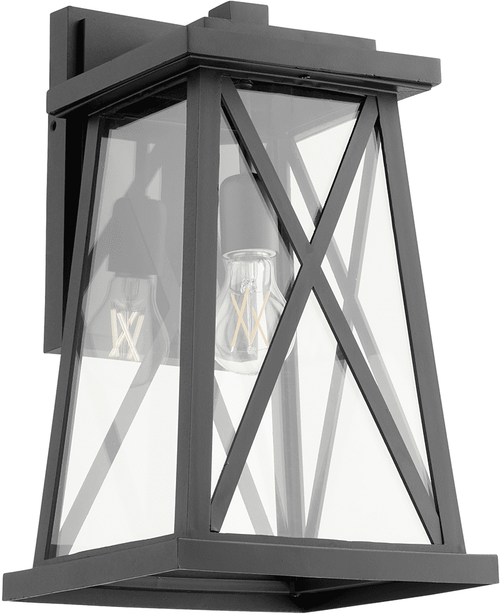 Quorum 725-16-69 Artesno Textured Black 9" Exterior Wall Sconce