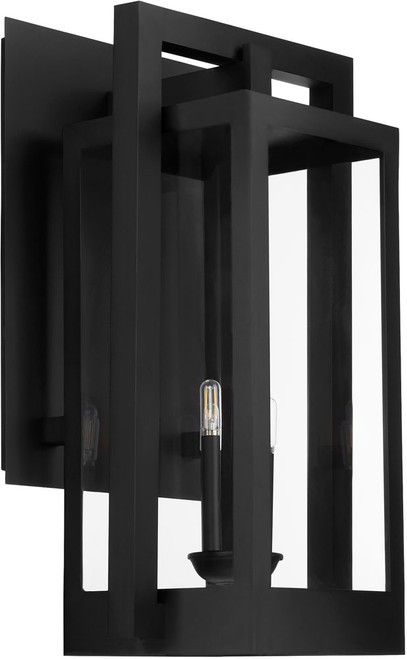 Quorum 736-30-69 Marco Modern Textured Black Outdoor Wall Lighting