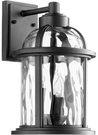 Quorum 7760-3-69 Winston Noir Outdoor 8.75" Lamp Sconce