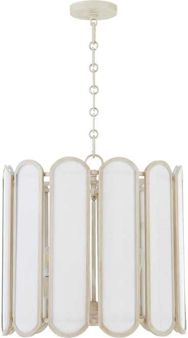 Quorum 824-4-52 Belleview Modern Washed Oak Drop Ceiling Lighting