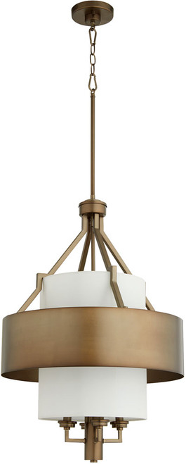 Quorum 872-81 Modern Dark Brass Pendant Hanging Light
