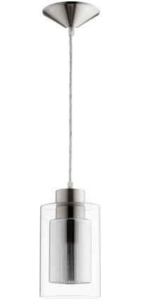 Quorum 882-3765 Contemporary Satin Nickel Mini Pendant Hanging Light