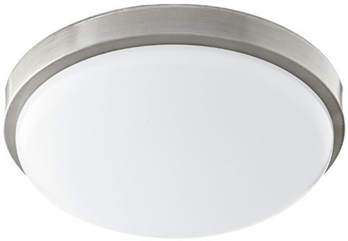 Quorum 902-11-65 Modern Satin Nickel LED 11.5" Flush Mount Lighting