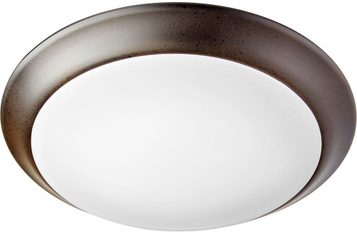 Quorum 905-10-86 Oiled Bronze LED Exterior 9.5" Ceiling Light