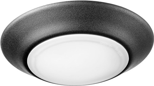 Quorum 905-6-69 Textured Black LED Exterior 6" Ceiling Lighting Fixture
