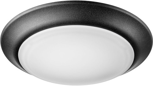 Quorum 905-7-69 Textured Black LED 7.5" Flush Mount Light Fixture
