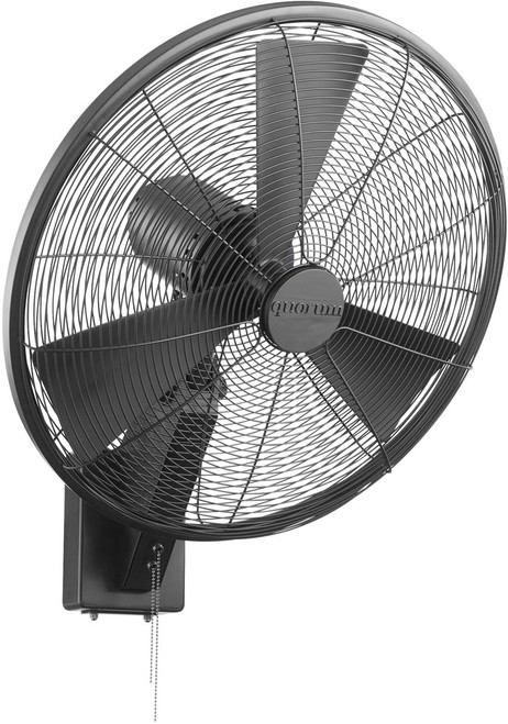 Quorum 93203-59 Impulse Matte Black Outdoor Ceiling Fan