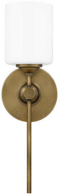 Quoizel ARI8605WS Aria Weathered Brass Lamp Sconce