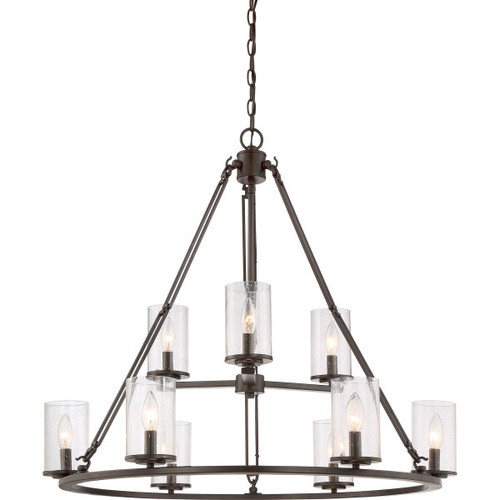 Quoizel BCN5009WT Buchanan Western Bronze Chandelier Light
