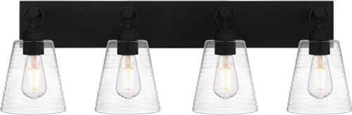 Quoizel DAC8633EK Dacosta Modern Earth Black 4-Light Vanity Light