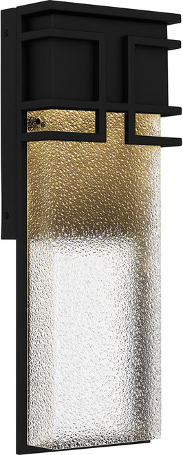 Quoizel DAY8407EK Daymon Contemporary Earth Black LED Large Outdoor Wall Lighting